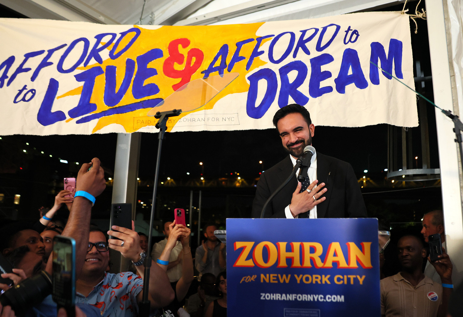 New York mayoral candidate Zohran Mamdani