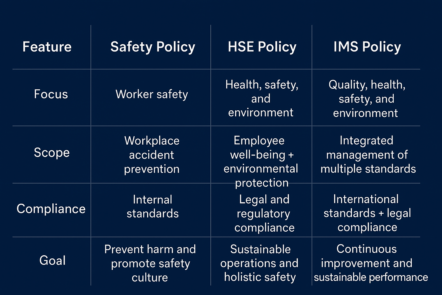 differences-in-safety-HSE-and-IMS-policies
